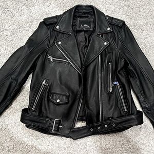 LIKE NEW Sam Edelman MotoJacket Buttery soft gorgeous jacket TRENDY Lamb leather